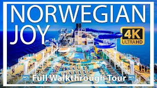 Norwegian Joy  Full Cruise Ship Walkthrough Tour amp Review  Ultra HD  Norwegian Cruise Lines [upl. by Nevanod902]