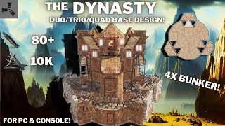 THE DYNASTY TUTORIAL•DUOTRIOQUAD DESIGN•CHEAP•4XBUNKER•OPEN CORE•MINI CHINA WALL•BASEDESIGN 2024 [upl. by Nede275]