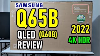 Samsung Q65B QLED Samsung Q60B Unboxing y Review Completa  Smart TV 4K [upl. by Etnoel]