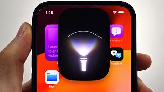 How To Adjust Flashlight iOS 18 [upl. by Nrehtak]