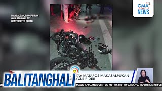 Lalaking 21anyos patay matapos makasalpukan ang isa pang motorcycle rider  Balitanghali [upl. by Ymmot37]