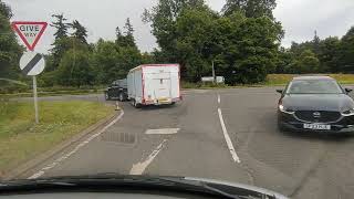 Leaving Glamis Castle Angus Scotland UK [upl. by Bois]