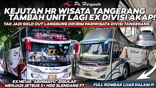 Diam² Rilis Lagi PoHaryanto Wisata Tangerang Tambah 1 Unit Lagi Ex Div AKAP HR148 quotAbhimanyuquot [upl. by Rebme]