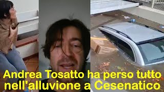 Andrea Tosatto ha perso tutto nellalluvione a Cesenatico Aiutiamolo [upl. by Rimidalv]