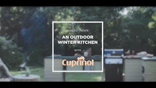 How to create an outdoor winter kitchen  Cuprinol Garden Shades [upl. by Odarbil]