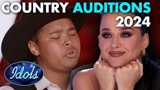 Best Country Auditions SO FAR On American Idol 2024  Idols Global [upl. by Voe]