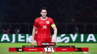 TIMNAS INDONESIA VS CHINA  EFOOTBALL PS4 [upl. by Oz]