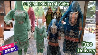 New Shop Opening Designer Original Pakistani Suits from 1 year to Big Size hyderabadshopping [upl. by Figueroa]