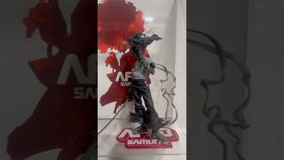 AFRO SAMURAI  GONZO afrosamurai shorts samurai anime statue organic shorts foryou [upl. by Nitsyrc]