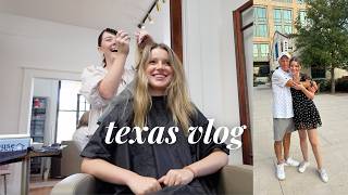 TX VLOG  seeing siblings going blonder bestie hangs shopping w mom  downtown san Antonio [upl. by Maltz]