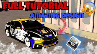 Amazing design of BMW car parking multiplayer full tutorial [upl. by Sregor419]