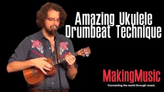 Amazing Ukulele Drumbeat Technique [upl. by Ssyla463]