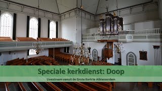 Grote Kerk Alblasserdam 10112024  0930 VM  Doopdienst  ds RW van Mourik [upl. by Barth]