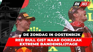 Red Bull gist naar oorzaak extreme bandenslijtage Verstappen na GP Oostenrijk  RacingNews365 [upl. by Nnhoj67]