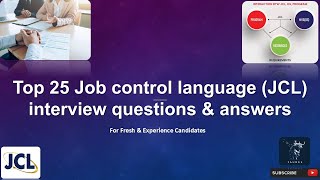 JCL Interview Questions and Answers  Top 25 QampA for Cracking JCL Interviews [upl. by Lawson]