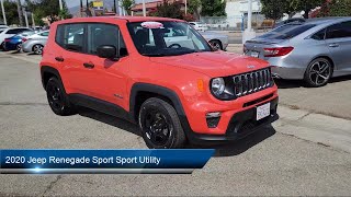 2020 Jeep Renegade Sport Sport Utility Van Nuys San Fernando Valencia Los Angeles Glendale [upl. by Rexer]