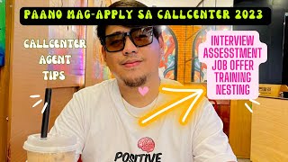 Step by Step kung PAANO MAGAPPLY SA CALLCENTER 2023 CALLCENTER SURE HIRED TIPS FOR BEGINNERS [upl. by Ahsieka]