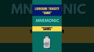 Lidocaine Toxicity Mnemonic shorts lidocaine toxicity academically [upl. by Regdirb]