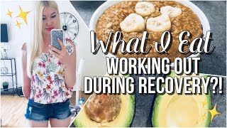 What I Eat  Working Out amp No Processed Food Anorexia Recovery [upl. by Tyoh]