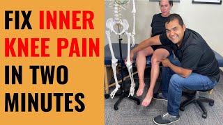 How To Fix Inner Knee Pain In 2 Minutes [upl. by Tserrof]