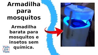 Armadilha para mosquitos de LED capturar insetos dengue zika aedes aegypti chikungunya pernilongo [upl. by Yeltnarb]