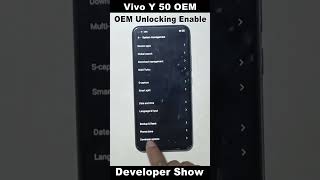 How To Vivo Y 50 OEM Unlocking Enable Developer Show I How to Unlock Vivo Bootloader 2023 [upl. by Mosenthal]