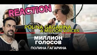 POLINA GAGARINA Полина Гагарина  Миллион голосов LIVE  Авторадио Eurovision 2015 REACTION [upl. by Aneles]