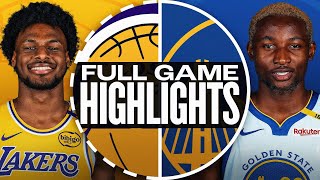 LAKERS at WARRIORS  NBA PRESEASON FULL GAME HIGHLIGHTS  October 18 2024 [upl. by Naget]