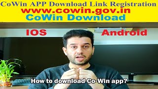 CoWin APP Download Link Registration website wwwcowingovin IOS and Android beware of fake app [upl. by Atahs]