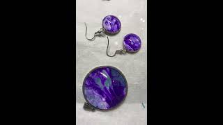 Gluing Cabochons  Acrylic Jewellery [upl. by Luella841]