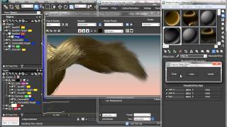 Ornatrix 18 and VRay 20 Native Support Demo [upl. by Moss456]