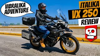 Italika VX250 Adventure  Reseña con el propietario  Alets Go [upl. by Ansaev850]