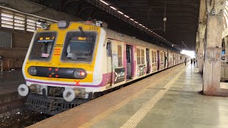 Airoli Action  Harbour Line Trains to Panvel Vashi amp Thane [upl. by Nanyt]