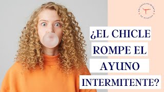 ¿Se puede comer CHICLE en el AYUNO INTERMITENTE ¿Rompe el ayuno 🍬 ¿Qué chicle SIN azúcar tomar [upl. by Caputo708]