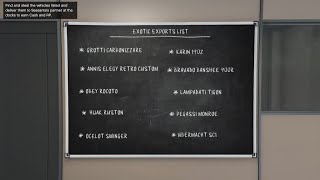 GTA Online Exotic Exports Vehicle List Tuners Update GTA 5 [upl. by Lipps]