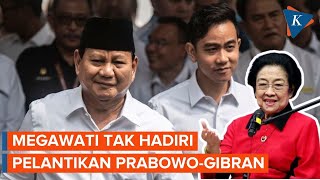 Sakit Flu Megawati Tak Akan Hadiri Pelantikan PrabowoGibran [upl. by Kippar256]