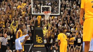 LBSU Basketball SightsampSounds vs North Carolina [upl. by Josephson]