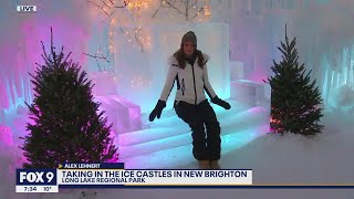 Ice Castles returns bigger and brighter in New Brighton  FOX 9 Morning News [upl. by Ile]