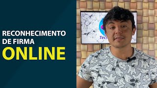 Reconhecimento de firma online pelo enotariado [upl. by Hiltan380]