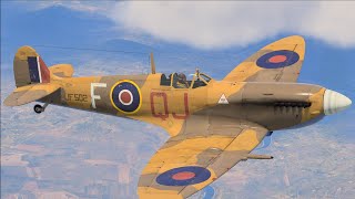 Spitfire F Mk IX  Ace in a day at Sicily w Cinematics  Warthunder SB [upl. by Azer]