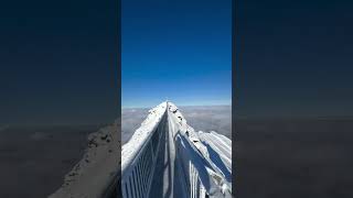 Have you ever crossed the Peak Walk🤯🏔️ glacier3000 PeakWalk gstaad diablerets montreuxriviera [upl. by Lindemann]