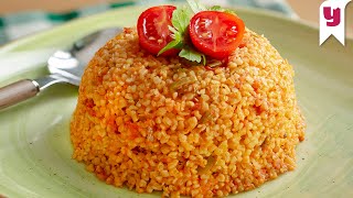 Bulgur Pilavı Tarifi  Ev Yemekleri Tarifleri  Yemekcom [upl. by Ecirtap183]