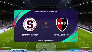 Modo carrera jugador liga Promerica Copa Libertadores Deportivo Saprissa vs Newells Old Boys [upl. by Getter]