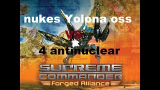 Yolona oss VS 4 antinuclear Одна Сожрала 4 ПРО ракеты [upl. by Upali]