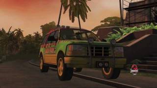 Jurassic Park The Game Tour Vehicle [upl. by Monney447]