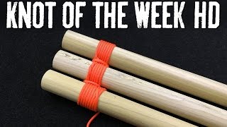 Cook Over a Campfire with a Tripod Lashing  ITS Knot of the Week HD [upl. by Llewen989]