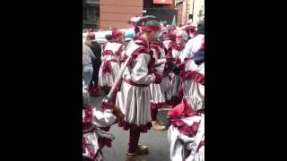 Drunk Mummer collapses at 2014 Mummers Parade with Philly Streets Talk on the scene [upl. by Ardnaiek]