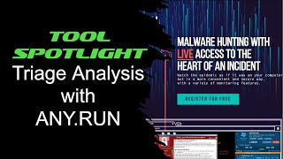 Tool Spotlight Performing Rapid Triage Analysis using ANYRUN [upl. by Noval214]