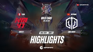 Entity7 vs Zino Zenith HIGHLIGHTS WILDCARD MSC 2024  ZZ VS E7 ESPORTSTV [upl. by Laehcym]