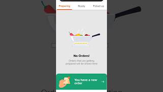 swiggy restaurant partnerorder accept  swiggy zomato ytshorts [upl. by Demetris933]